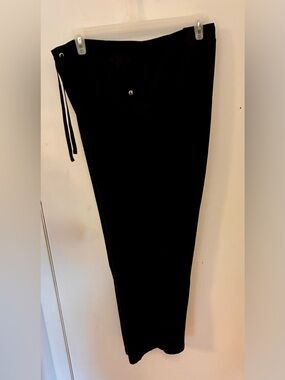 500 Karen Scott Black Sport Woman cotton knit pants